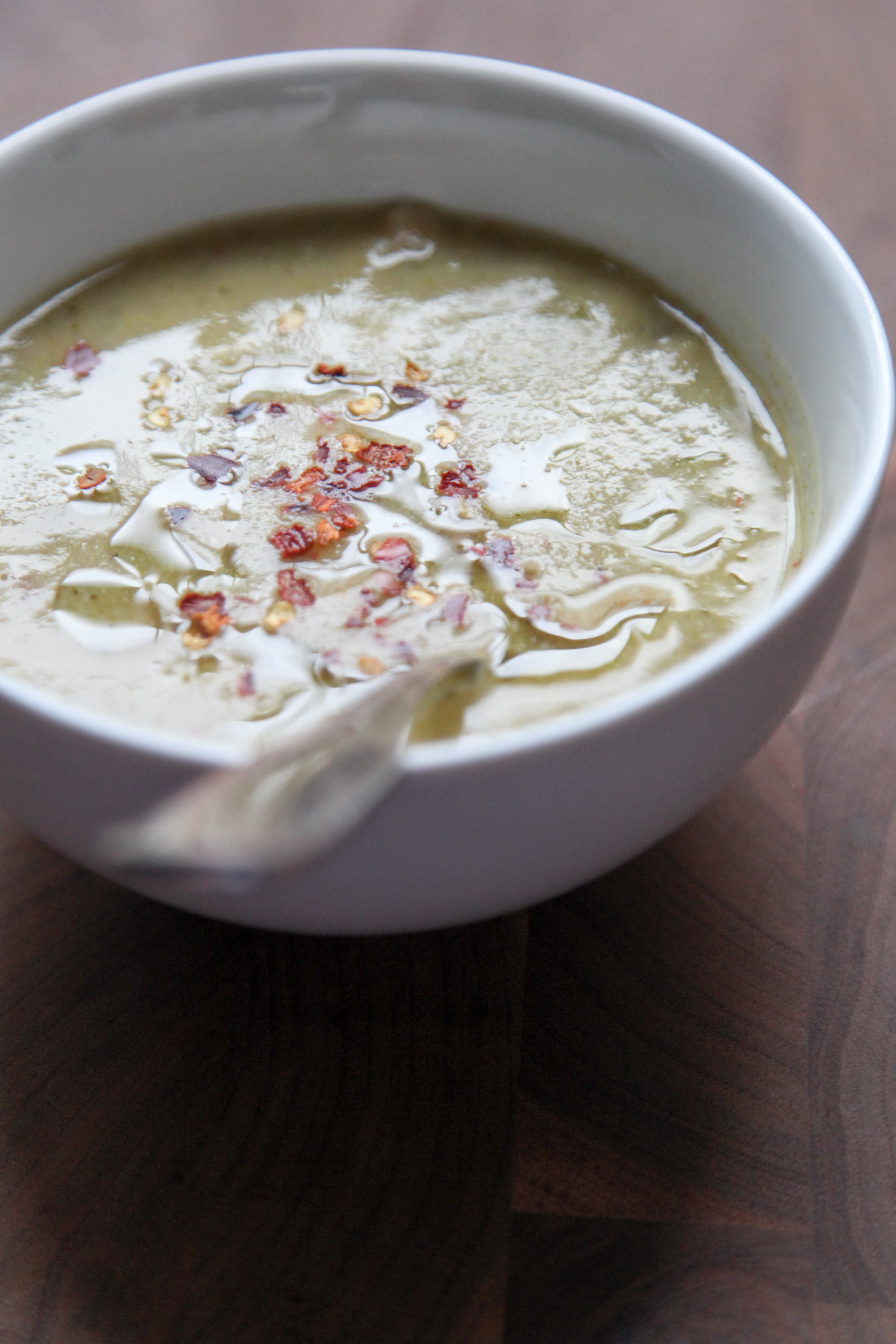 Broccoli White Bean Soup | amodestfeast.com | A Modest Feast