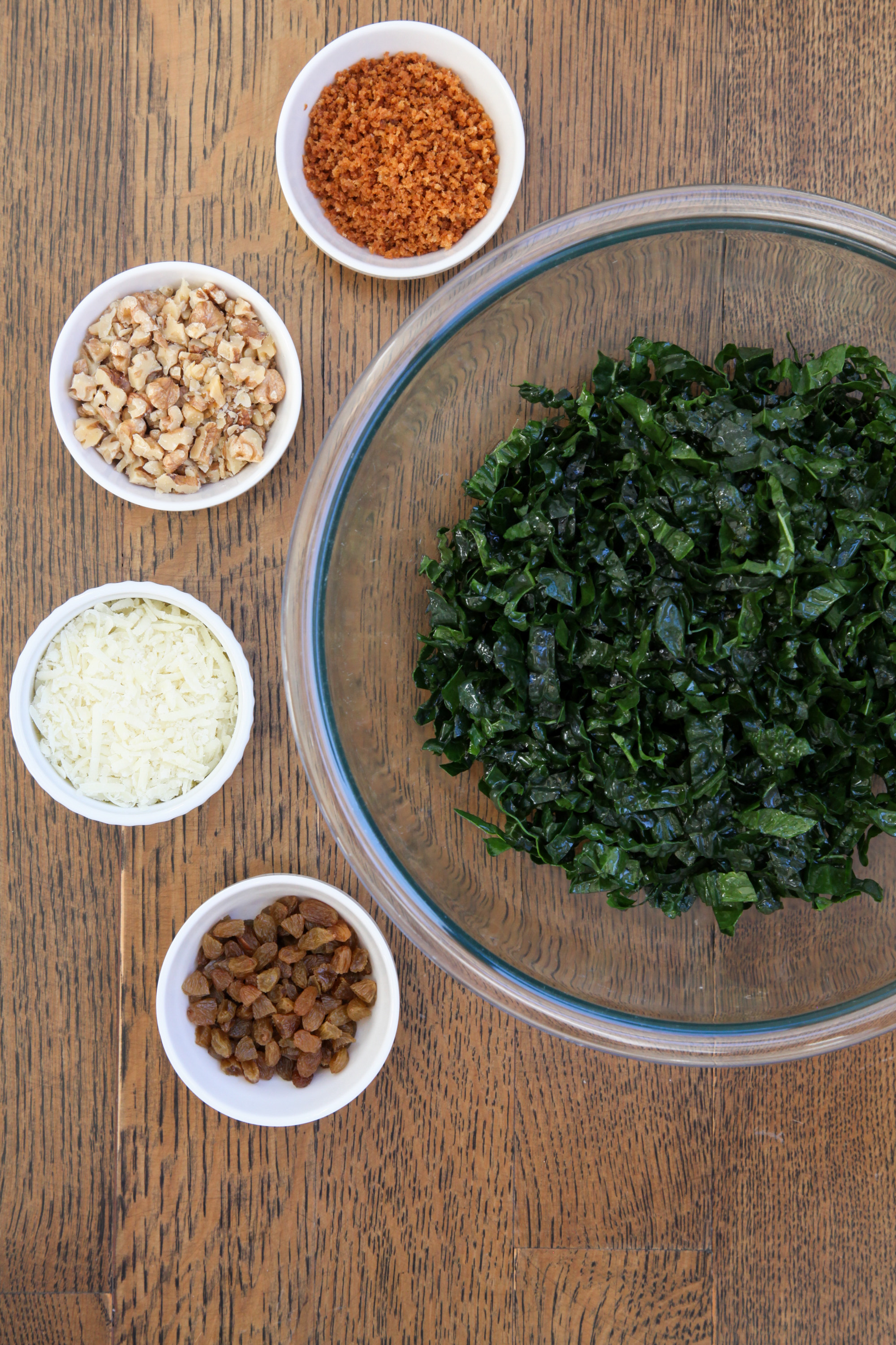 Kale Salad Ingredients