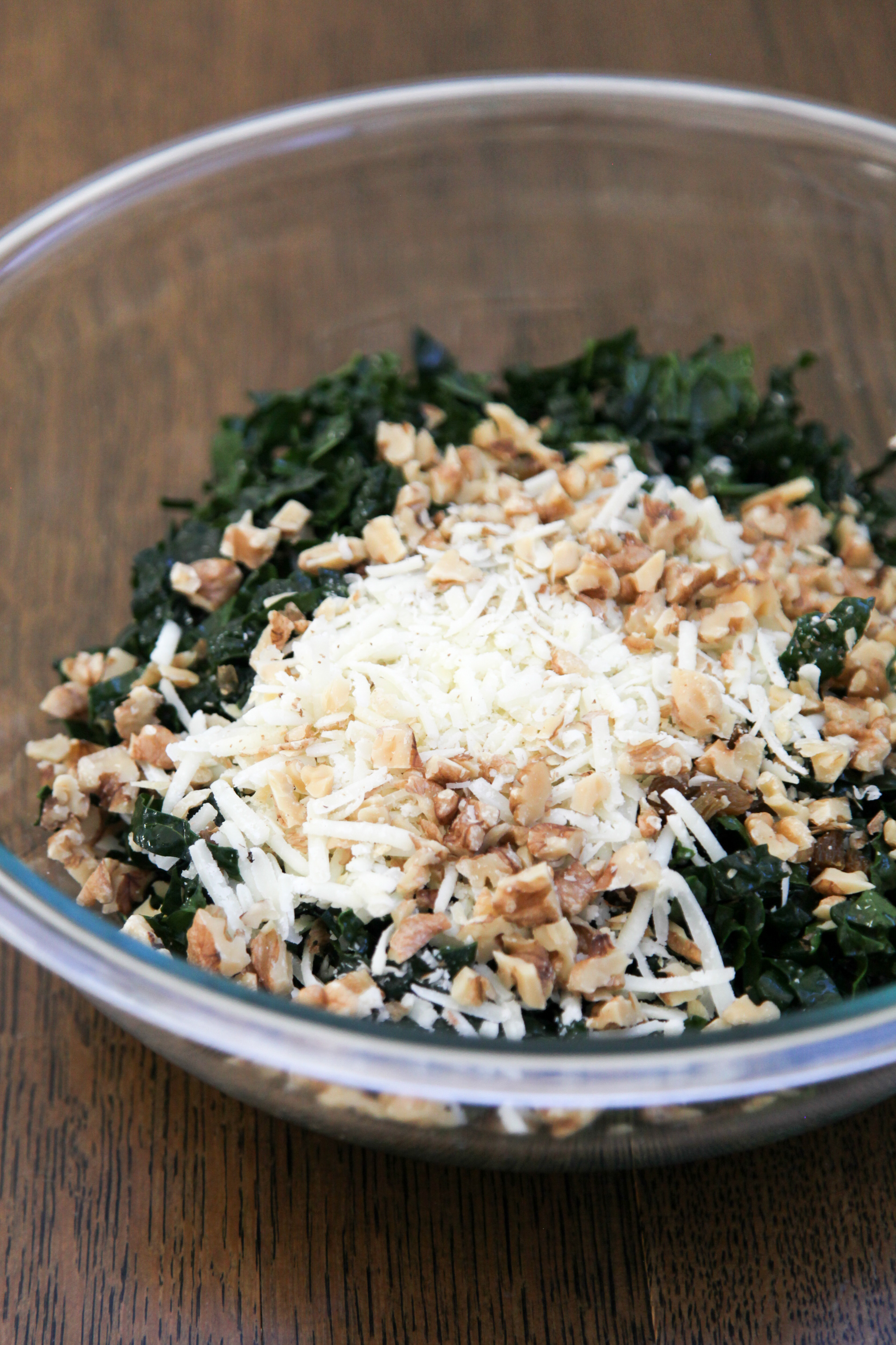 Tossing Together the Kale Salad