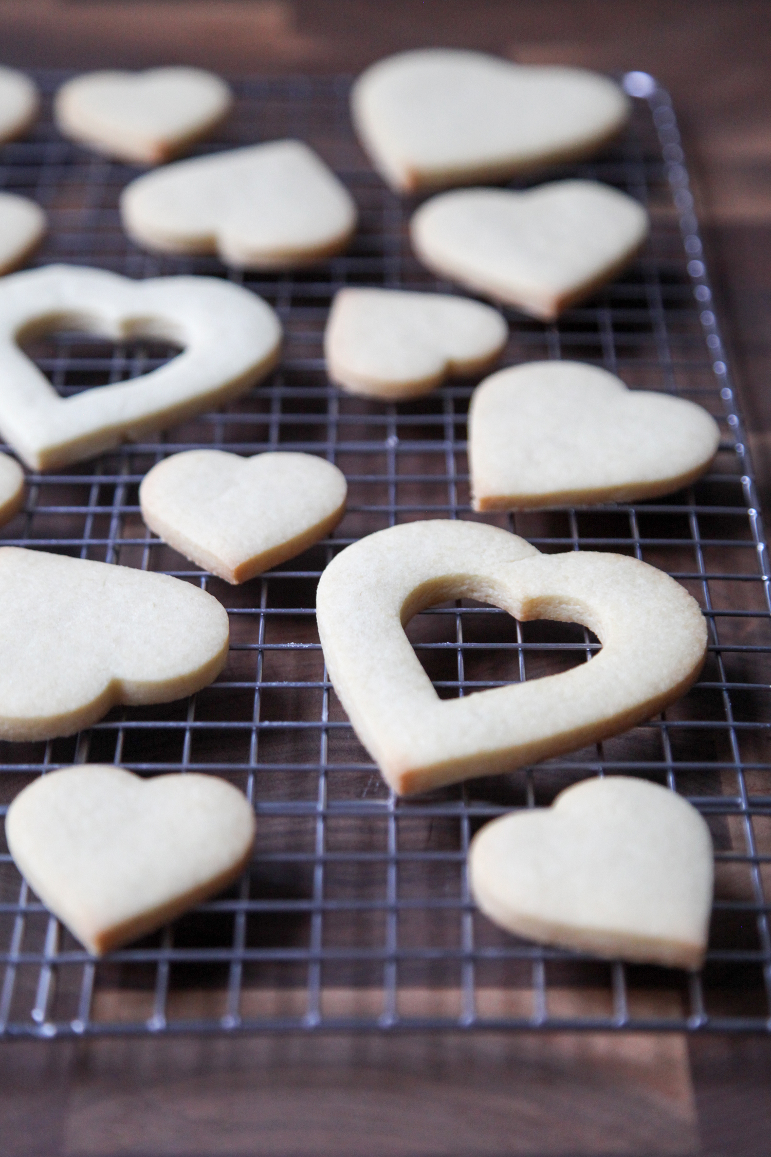 Baked Valentine's Day sugar cookies