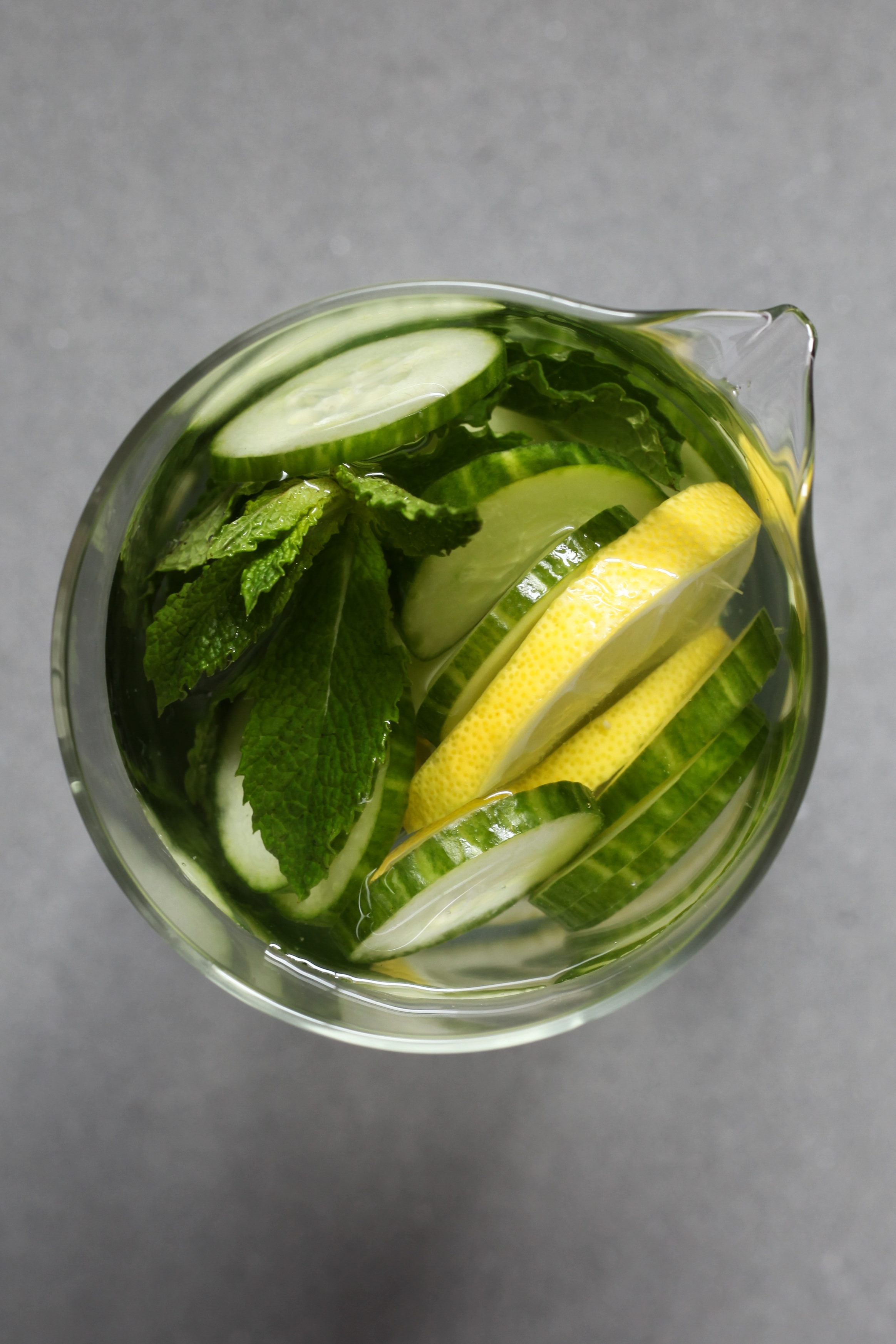 Cucumber-Mint Spa Water | amodestfeast.com | @amodestfeast