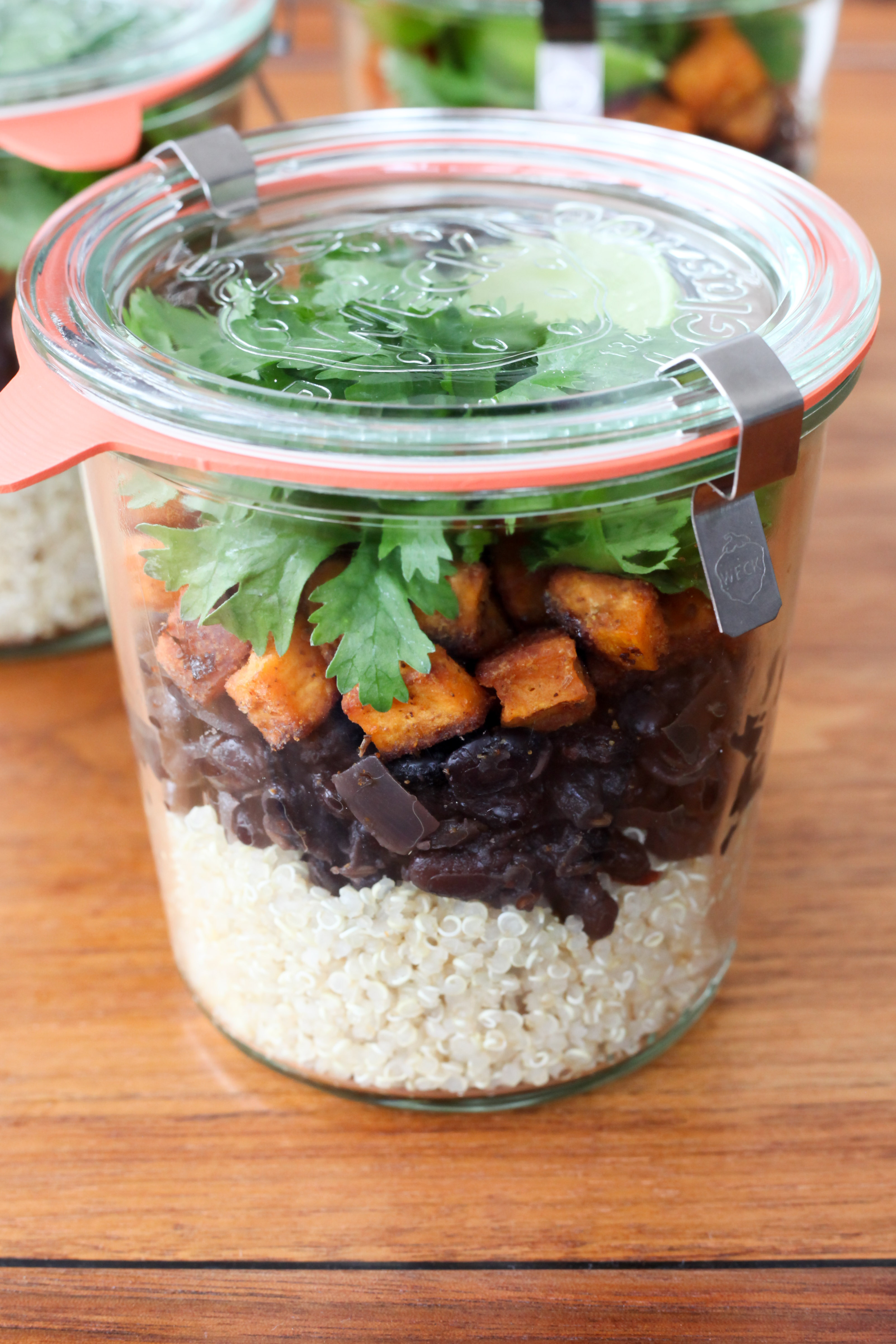 Slow-Cooker Black Beans With Quinoa and Sweet Potatoes (gluten-free, vegan) | amodestfeast.com | A Modest Feast