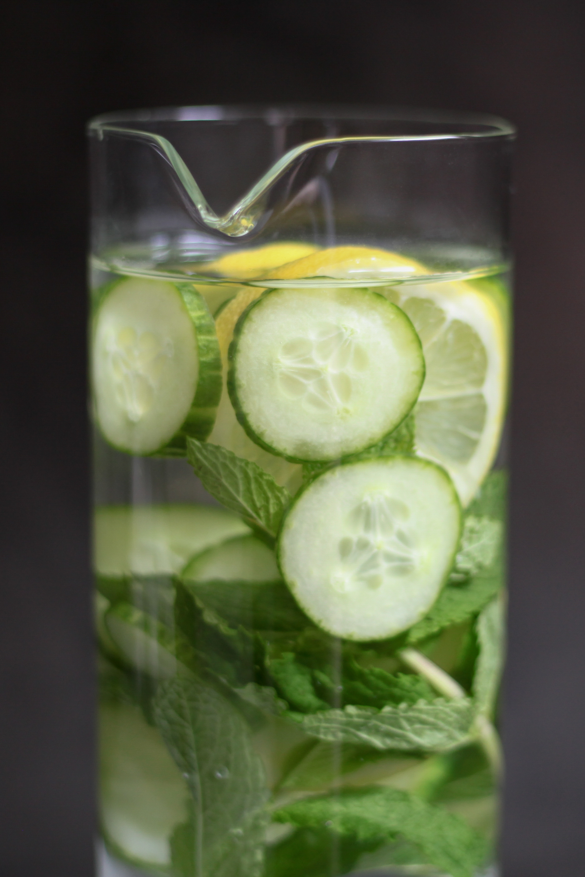 Cucumber-Mint Spa Water | amodestfeast.com | @amodestfeast