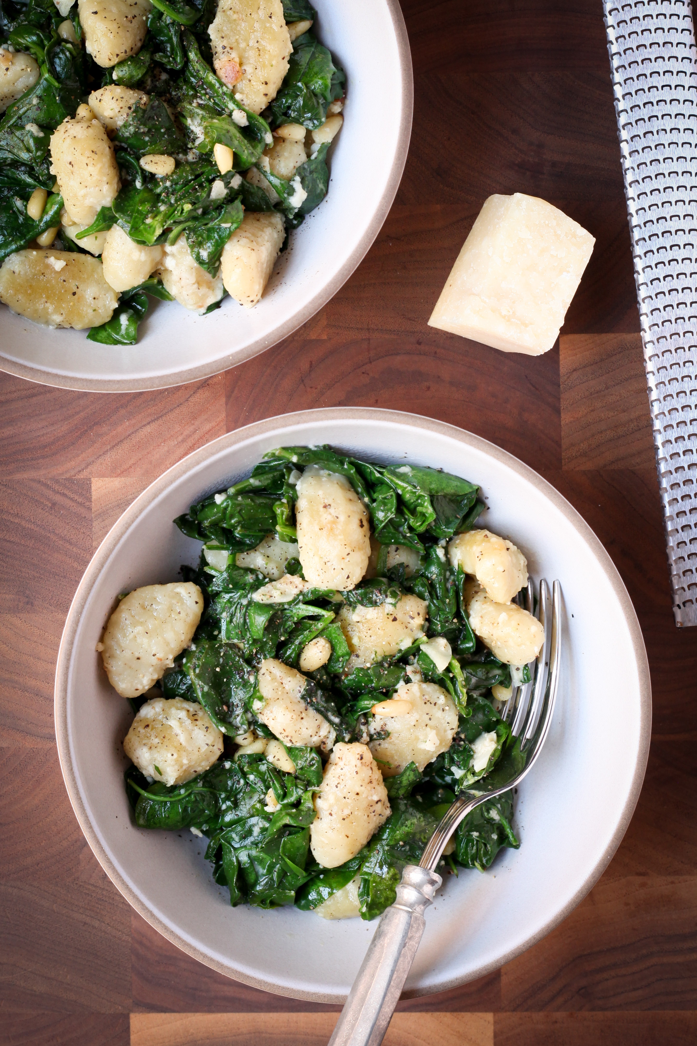 Brown Butter Gnocchi With Spinach | amodestfeast.com | @amodestfeast