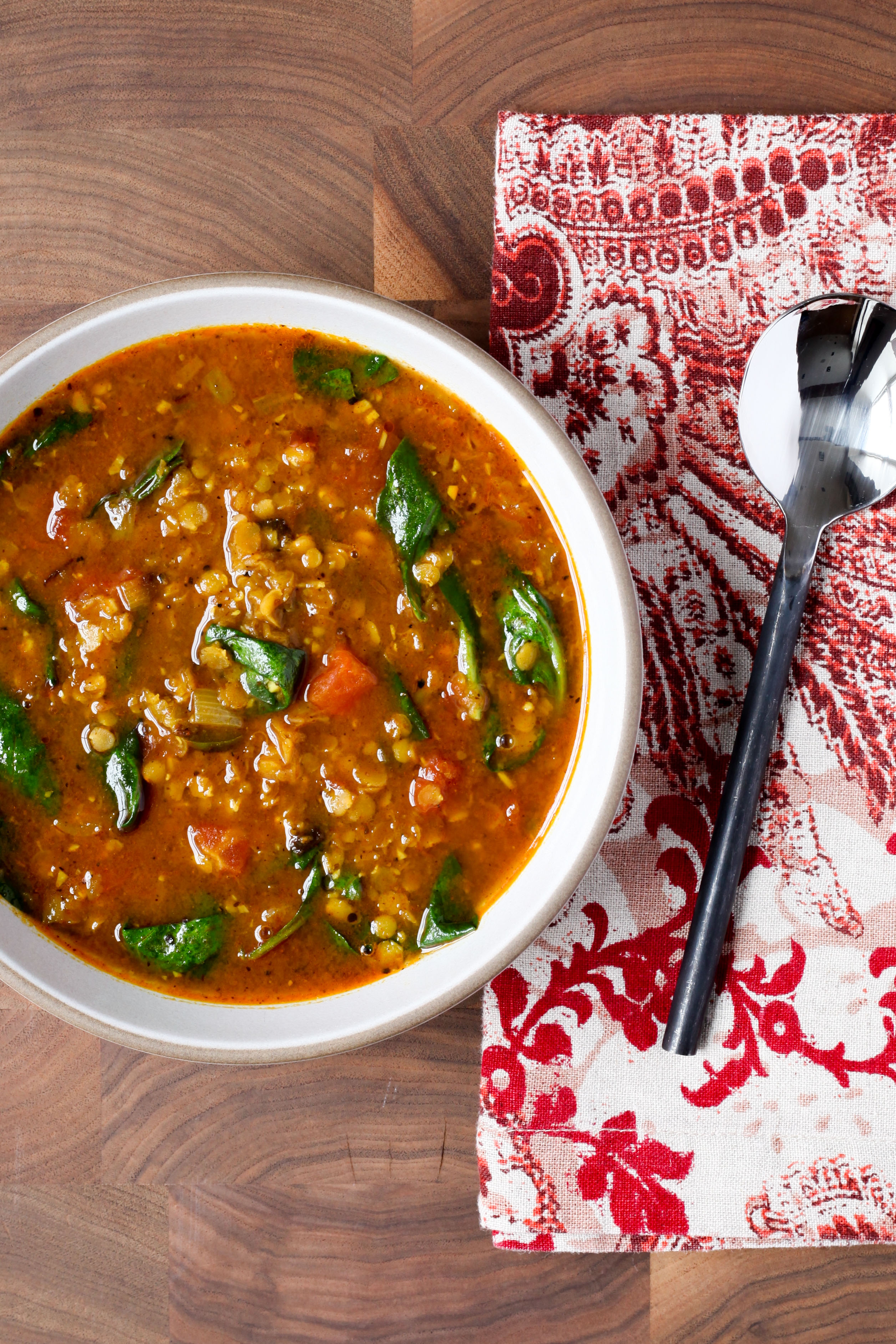 Indian Red Lentil Soup | amodestfeast.com | @amodestfeast