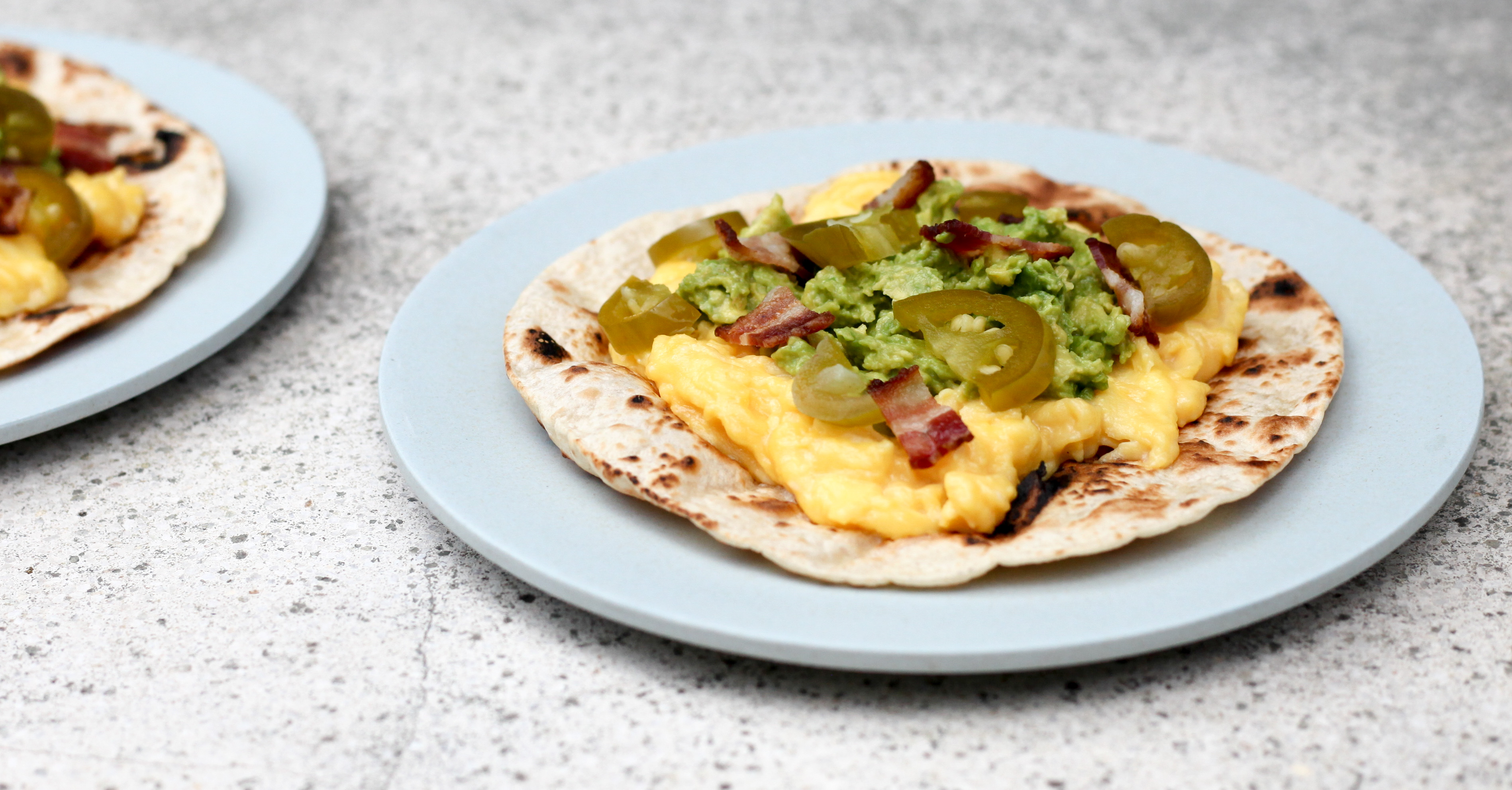 Spicy Breakfast Tacos | amodestfeast.com | @amodestfeast