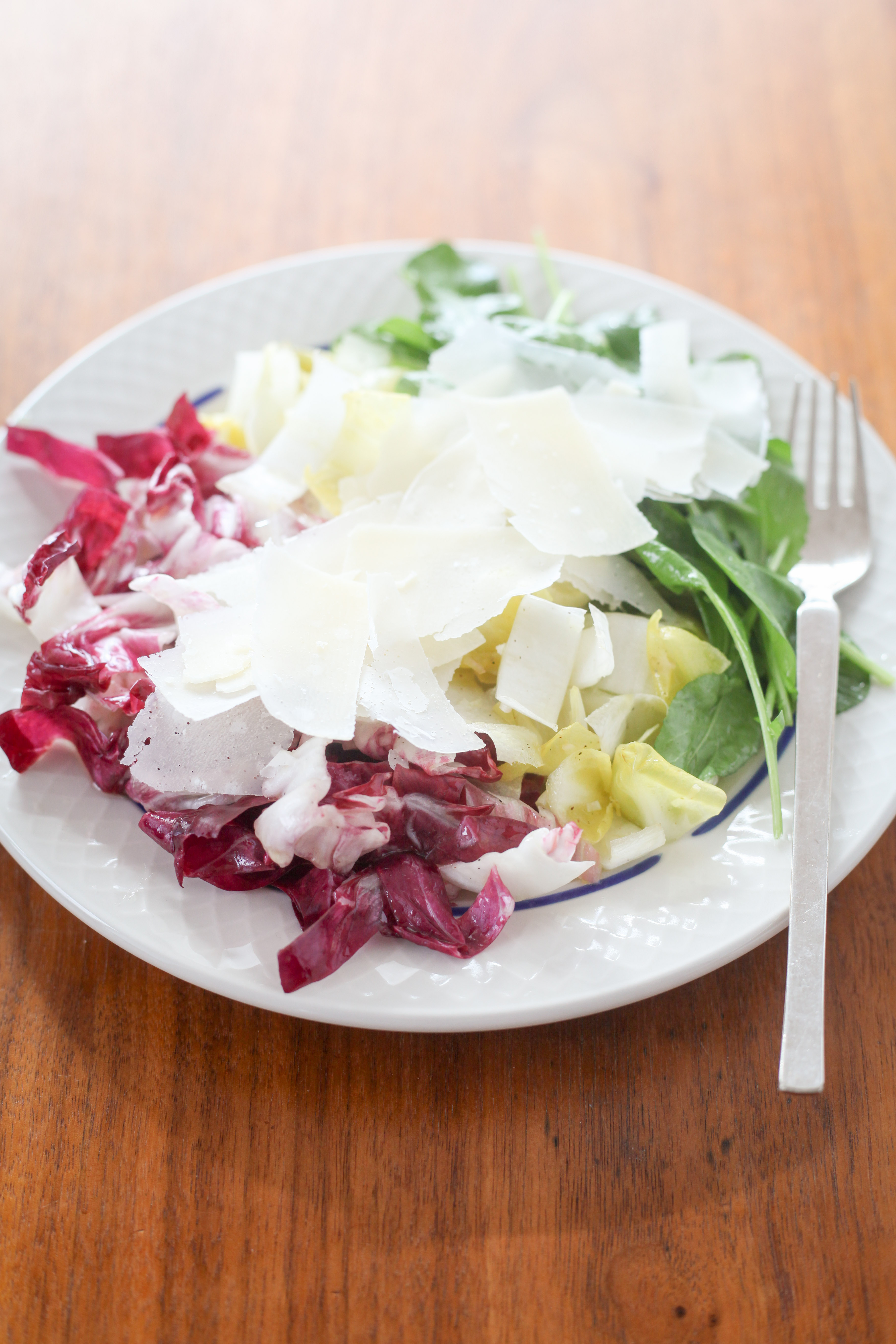 Tricolore Salad (Radicchio, Endive, and Arugula) | amodestfeast.com | @amodestfeast