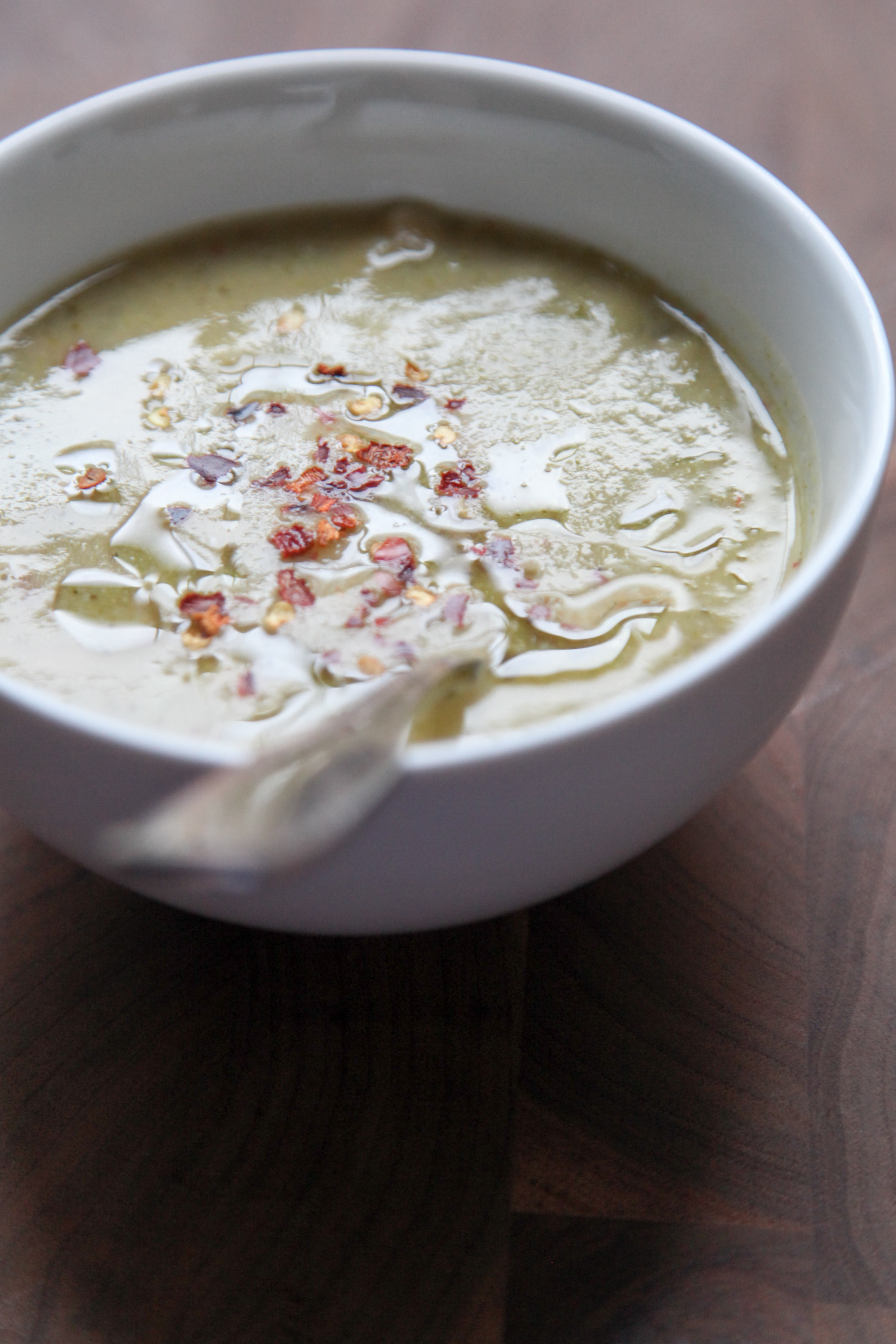 Broccoli White Bean Soup | amodestfeast.com | @amodestfeast