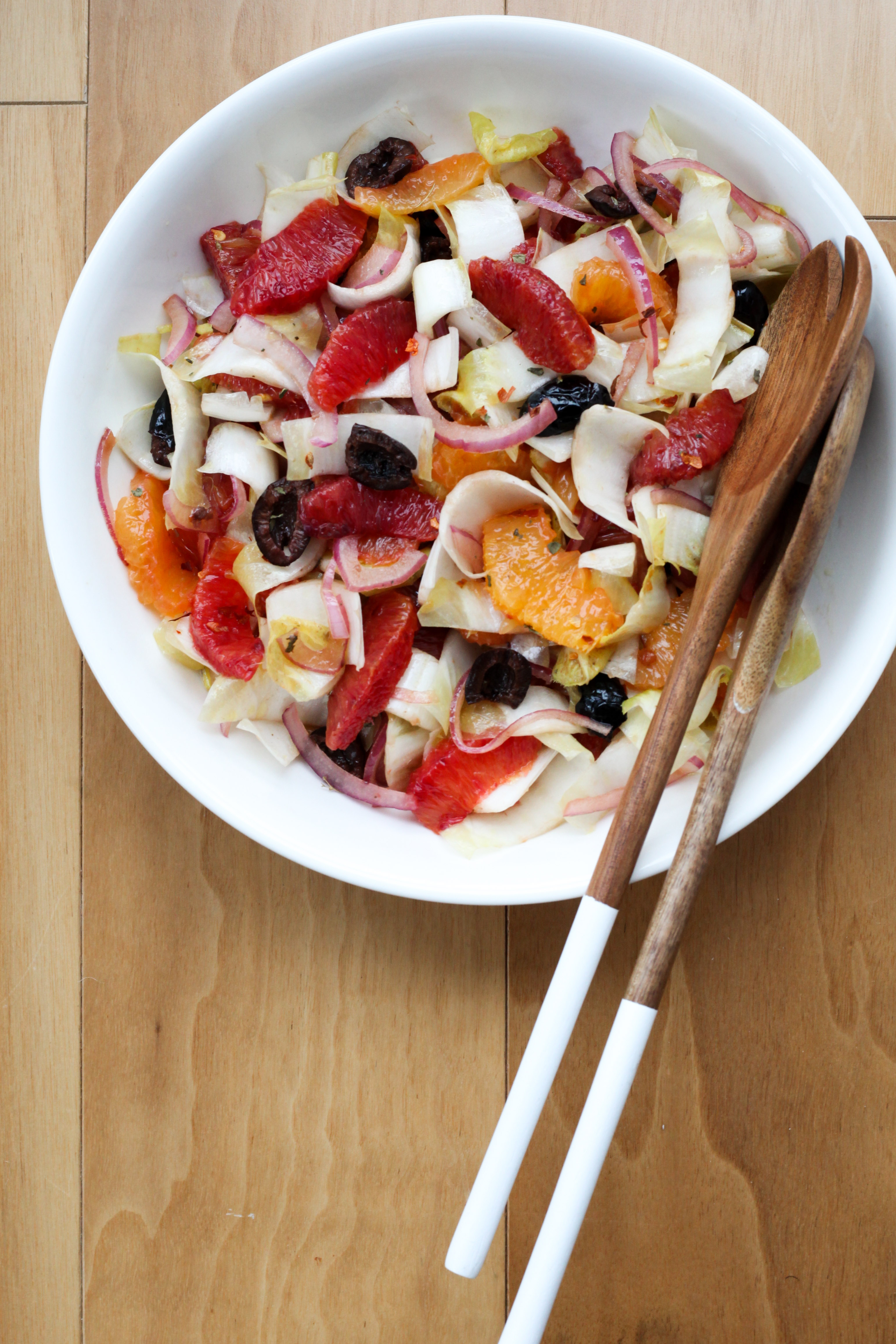 Sicilian Blood Orange, Red Onion, and Olive Salad | amodestfeast.com | @amodestfeast