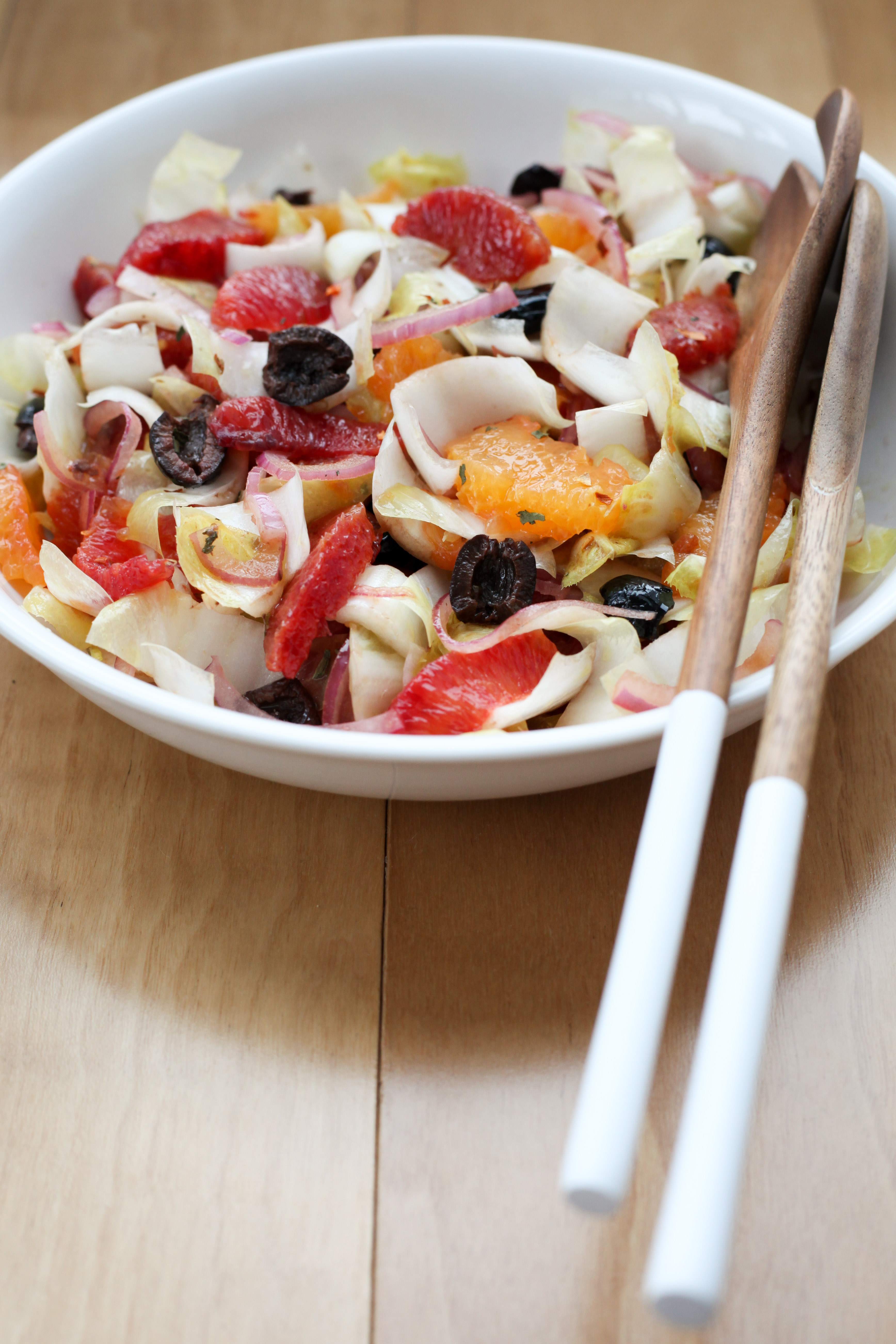 Sicilian Blood Orange, Red Onion, and Olive Salad | amodestfeast.com | @amodestfeast