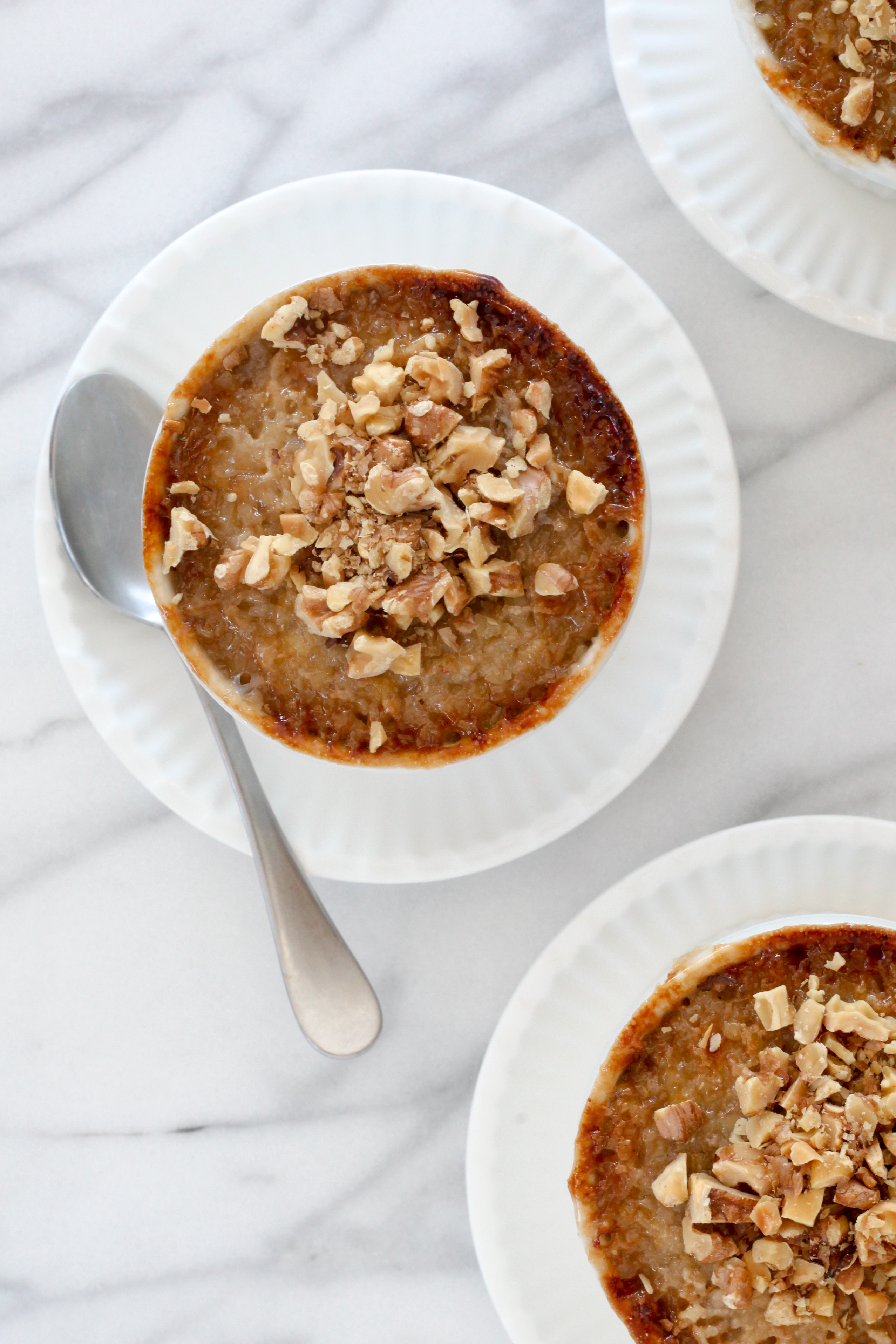 Banana-Walnut Bruléed Oatmeal | amodestfeast.com | @amodestfeast